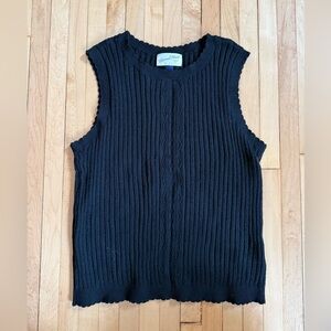 Universal Thread Black Sleeveless Sweater